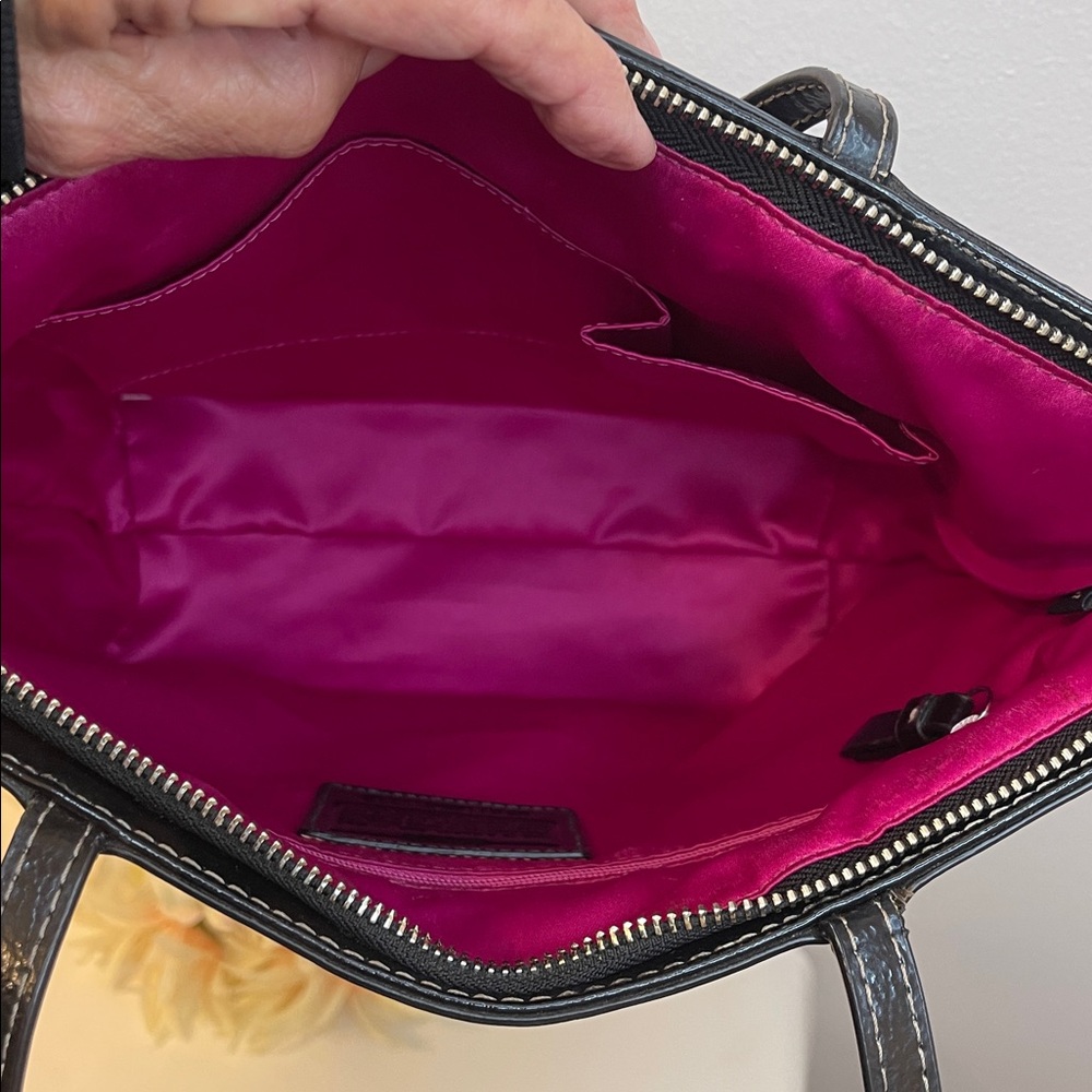 Coach Tartan Plaid Tote EUC No Callouts - Picture 12 of 12